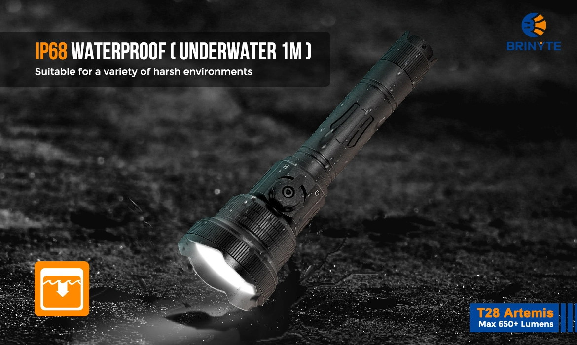 Brinyte T28 Artemis Hunting Light IP68 Waterproof